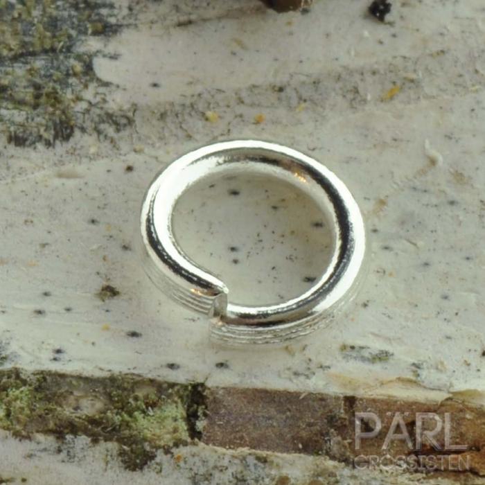 Ring ppningsbar 5 mm, Silver (50st+)