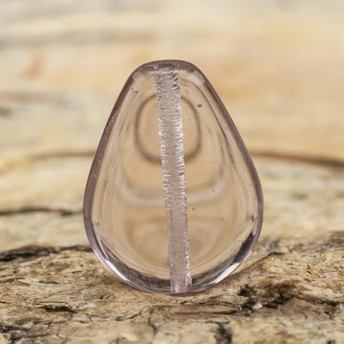 Glaspärla Droppe 10x13 mm, Lila (10st)