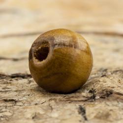 Träpärla 8 mm, Naturbrun (40st)