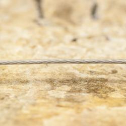 Plastöverdragen wire i Rostfritt stål 0,45 mm (40m)