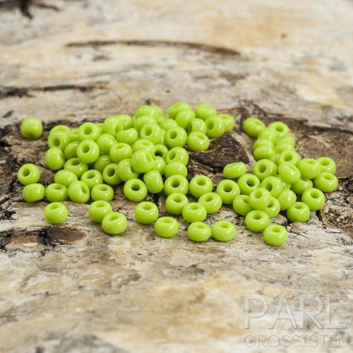 Seed Beads opak 2,1 mm, Lime (20g)