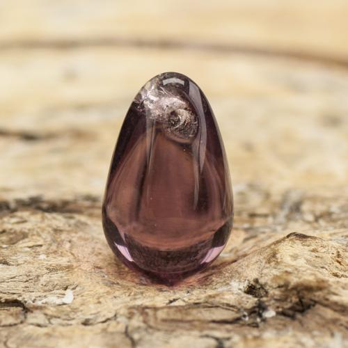 Glaspärla Droppe 6x9 mm, Lila (20st)