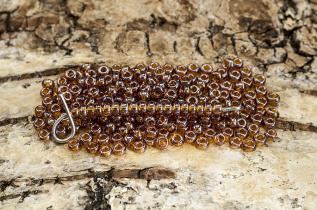 Seed Beads transparent lustered 2,6 mm, Bärnsten (20g)
