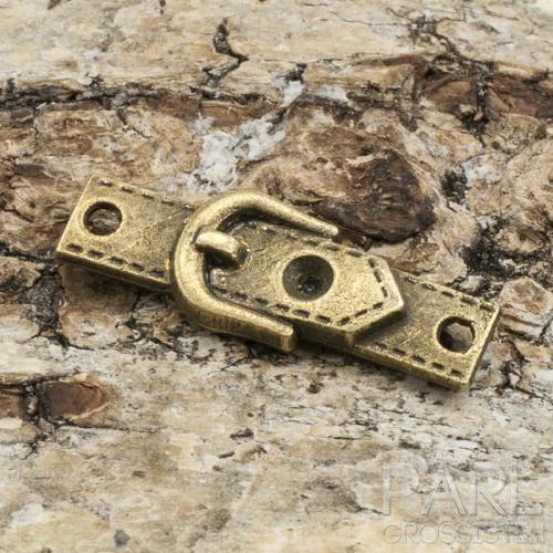 Connector Bälte 24x9 mm, Antikbrons (10st)