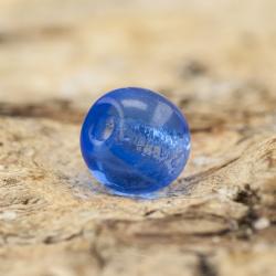 Glaspärla rund 4 mm, Blå (60st)