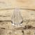 Glaspärla Droppe 6x8 mm, Klar (20st)