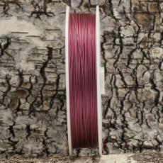 Plastöverdragen wire 0,38 mm, Rosa (100 m)