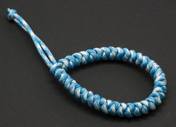 Paracord 550, Blue White (meter)