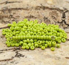 Seed Beads opak 3 mm, Ljusgrön (20g)