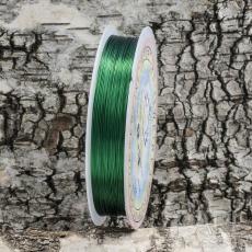 Koppartråd 0,3 mm, Grön (20 m)