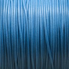 Vaxad polyestertråd 1 mm, Klarblå (meter)
