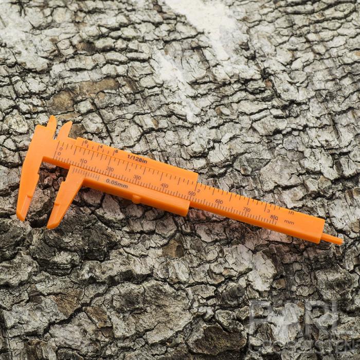 Skjutmtt 10x4 cm, Orange (st)