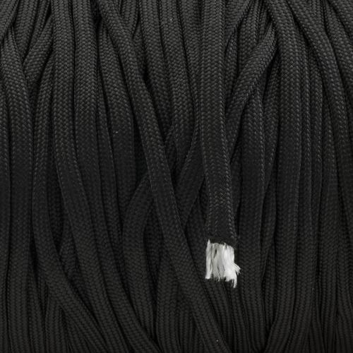 Paracord 4 mm, Svart (meter)
