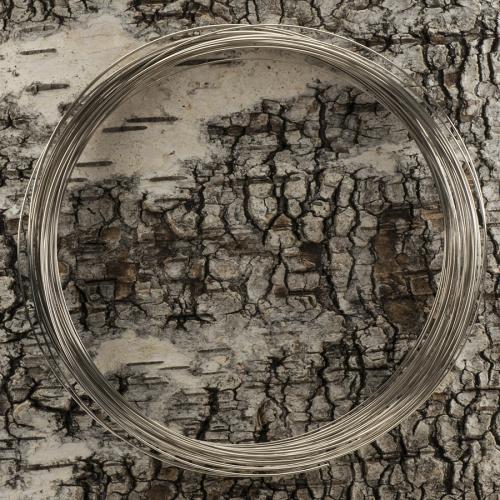 Memory wire för halsband, Silverfärg (ca 13 m)