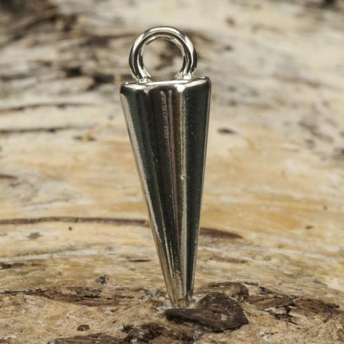 Berlock Spike 22x7 mm, Platinafärg (5st)