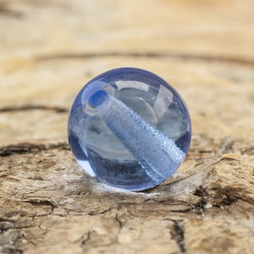 Glaspärla rund 8 mm, Blå (20st)