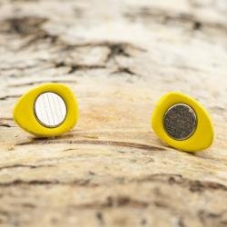 Magnetlås Hjärta 16x10,5 mm, Gul (st)