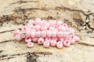 Seed Beads ceylon 4 mm, Rosa (20g)