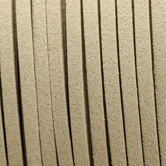 Band mockaimitation Eco 3x1,4 mm, Beige (meter)