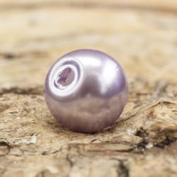 Vaxad glaspärla 6 mm, Lavendelmix (40st)