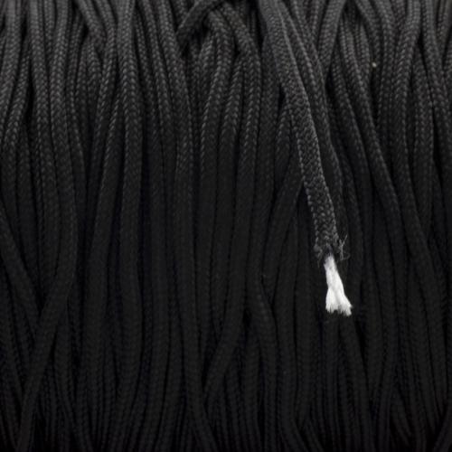 Paracord 2 mm, Svart (meter)