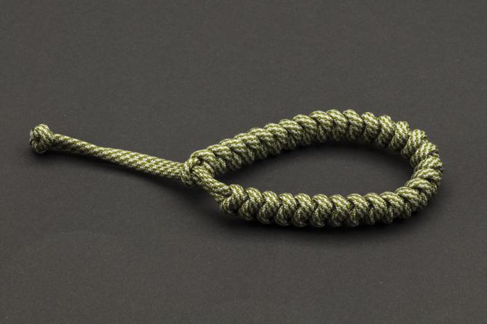 Paracord 550, Moss Silver Grey Twist (meter)