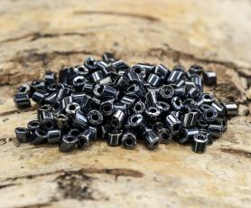 Bugle Beads Special 3 mm, Hematit (20g)