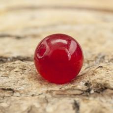 Pärla Malaysia jade 6 mm, Röd (10st)