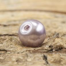 Vaxad glaspärla 6 mm, Lavendel (40st)