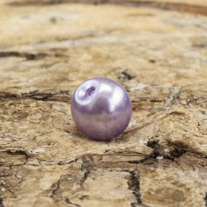 Vaxad glasprla 4 mm, Lavendel (60st)