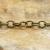 Ringkedja 1,5x2 mm, Antikbrons (meter)