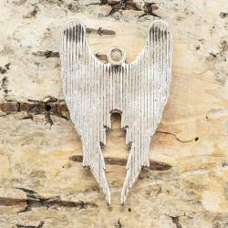 Hänge Änglavingar 24x39 mm, Antiksilver (st)