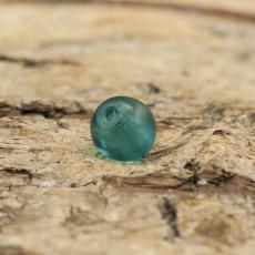 Frostad glaspärla 4 mm, Havsgrön (60st)