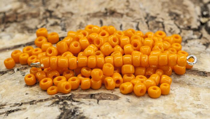 Seed Beads opak 3 mm, Orange (20g)
