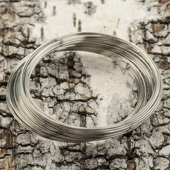 Memory wire 0,55 mm, Platinafrg (48 varv)