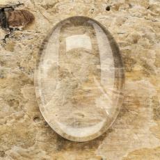 Cabochon glas 13x18 mm, Klar (10st)