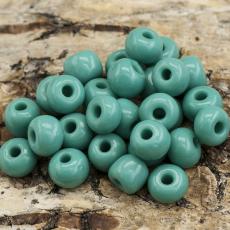 Seed Beads opak 5 mm, Blågrön (20g)