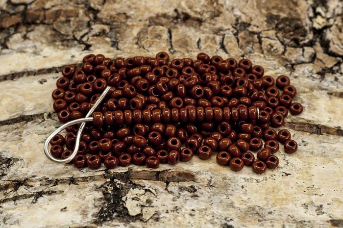 Seed Beads opak 2,6 mm, Brun (20g)