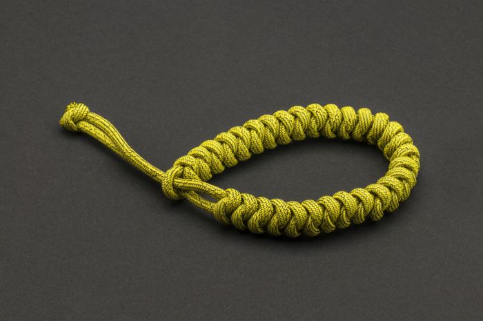 Paracord 550, Dirty Lime (meter)