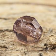 Glaspärla facetterad kula 7 mm, Lila (15st)