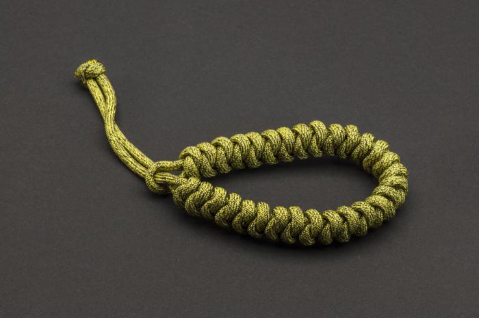 Paracord 550, Dirty Yellow (meter)