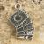 Berlock Spelkort 13x25 mm, Antiksilver (5st)