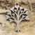 Berlock Tree of Life 25x33 mm, Thai Sterling Silverpläterad (st)