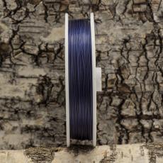 Plastöverdragen wire 0,38 mm, Blålila (100 m)