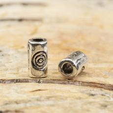 Mellandel Cylinder 5x3 mm, Antiksilver (10st)