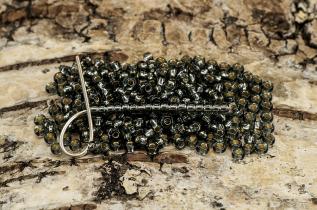 Seed Beads silverlined 2,6 mm, Mörkgrå (20g)