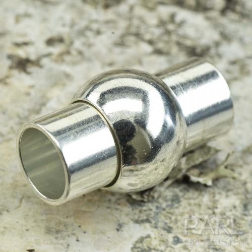 Magnetlås Silverpläterad 925,17x10 mm, Silverfärg (st)