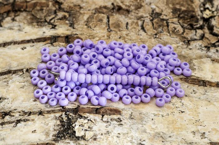 Seed Beads opak 2,6 mm, Lila (20g)
