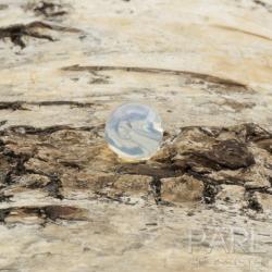 Pärla Opalite 6 mm, Vit (15st)