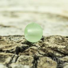 Frostad glaspärla 4 mm, Ljusgrön (60st)